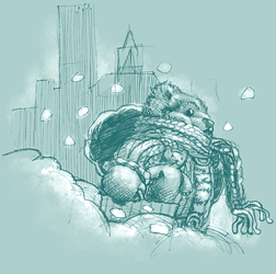 Christmas Shopping Bear