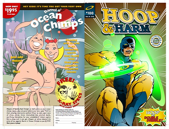 Hoop n Harm comicbook cover